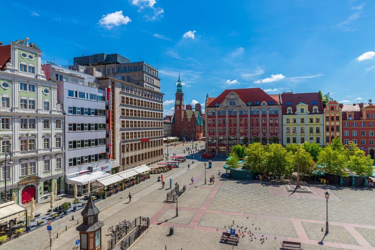 Prywatne Studio Dla 4 Osob Z Widokiem Na Rynek I Plac Solny! Wrocław Buitenkant foto